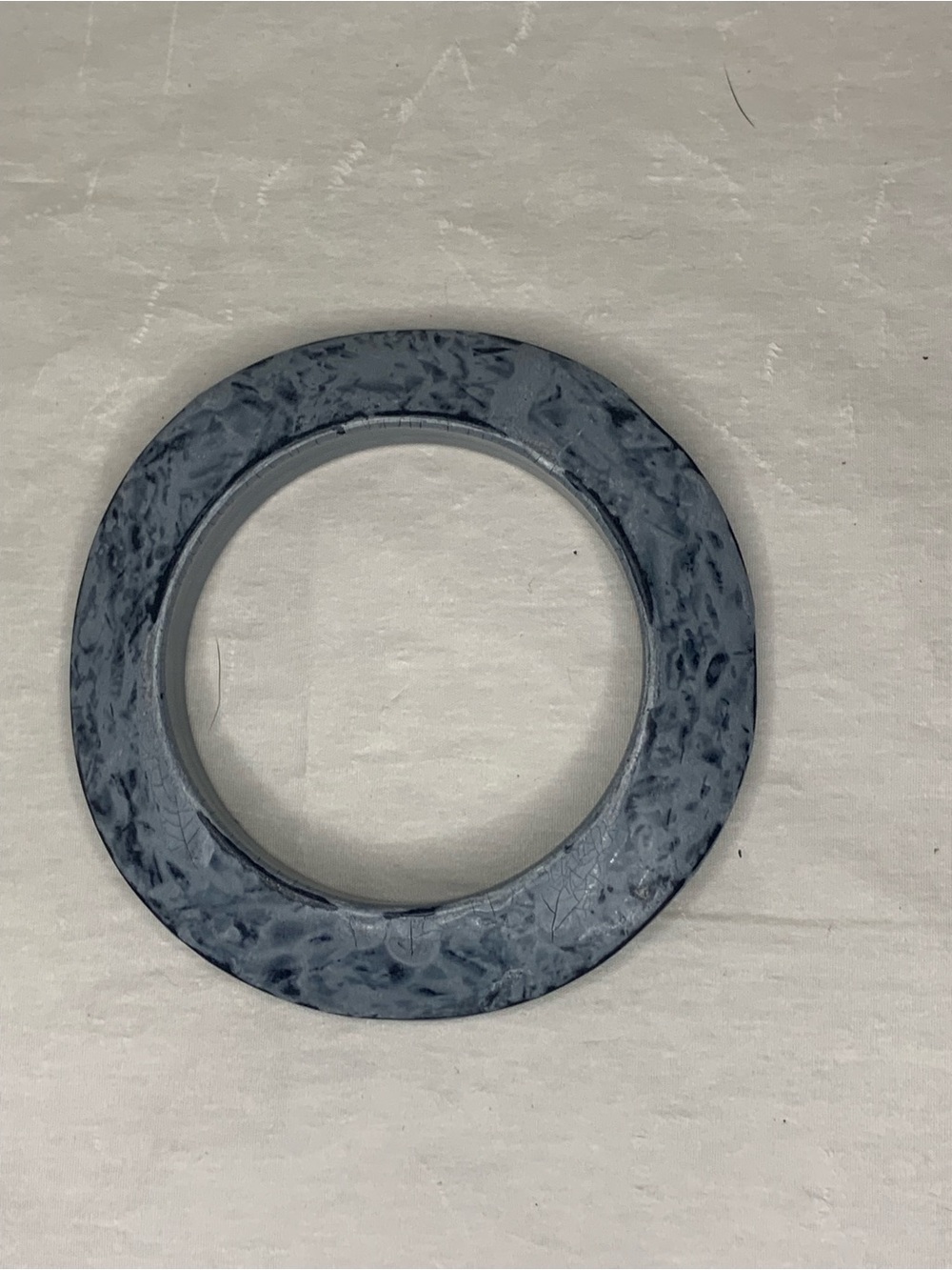 Marbled Gray Resin Bangle Bracelet — Women’s Statement Jewelry
